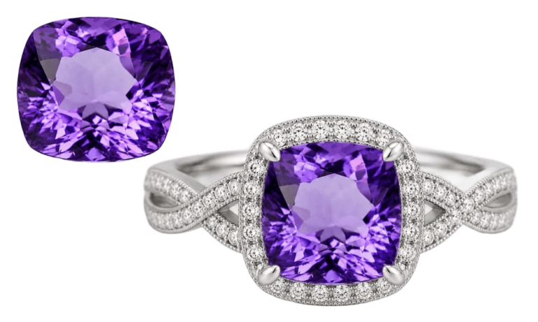 Amethyst with Ring